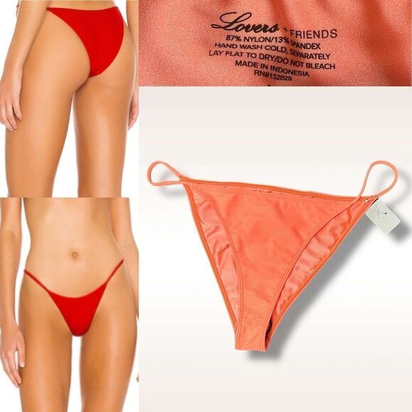 NWT Lovers and Friends Worth It Bikini Bottom Size Large - Picture 1 of 6